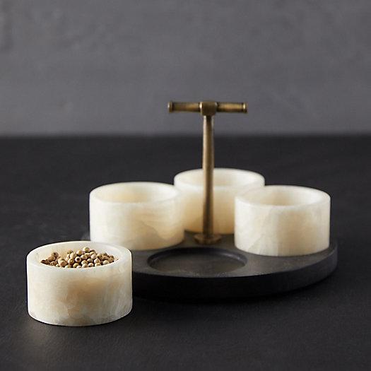 Onyx Condiment Stand