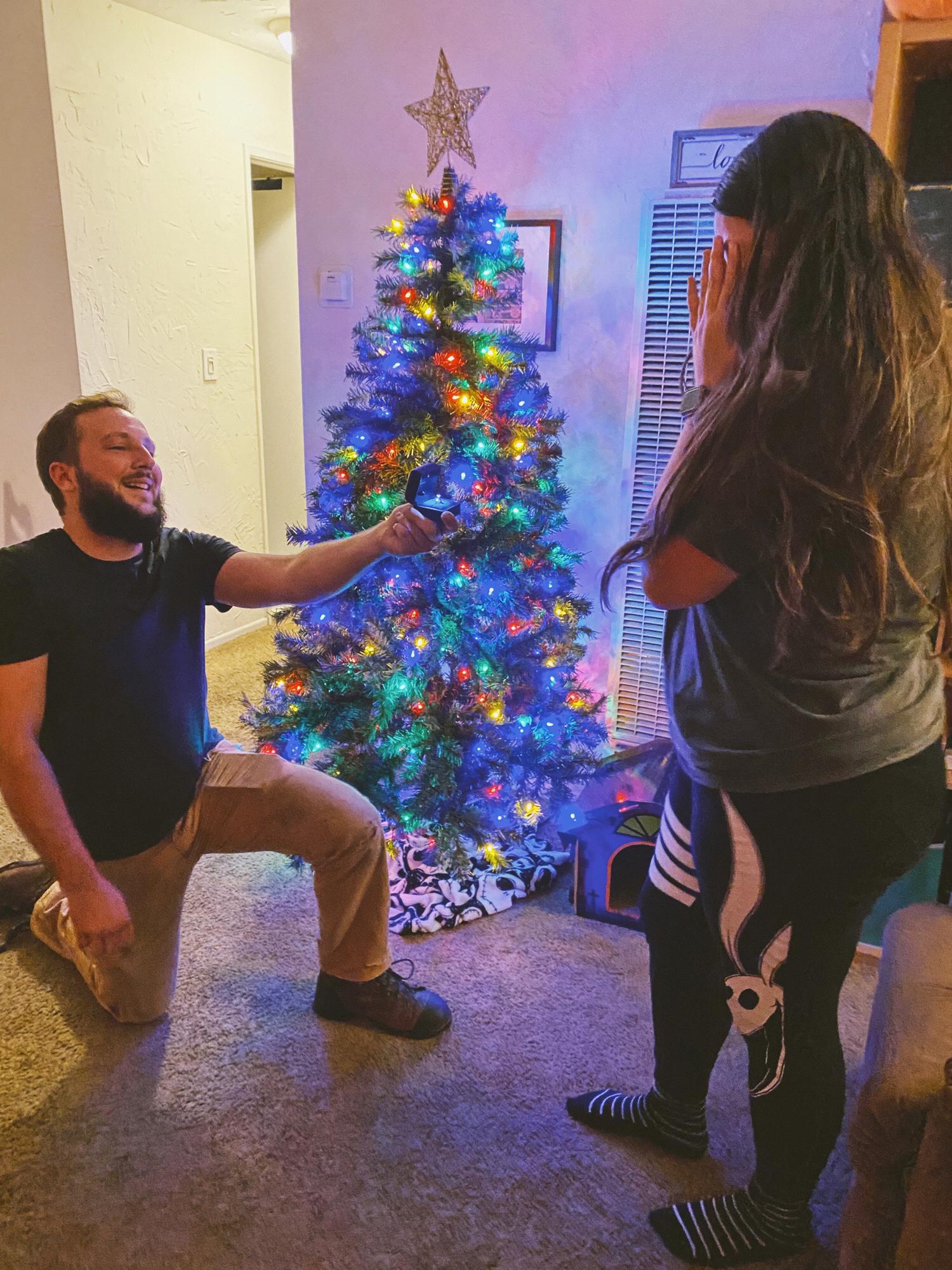 When he proposed! (A lot of crying)
