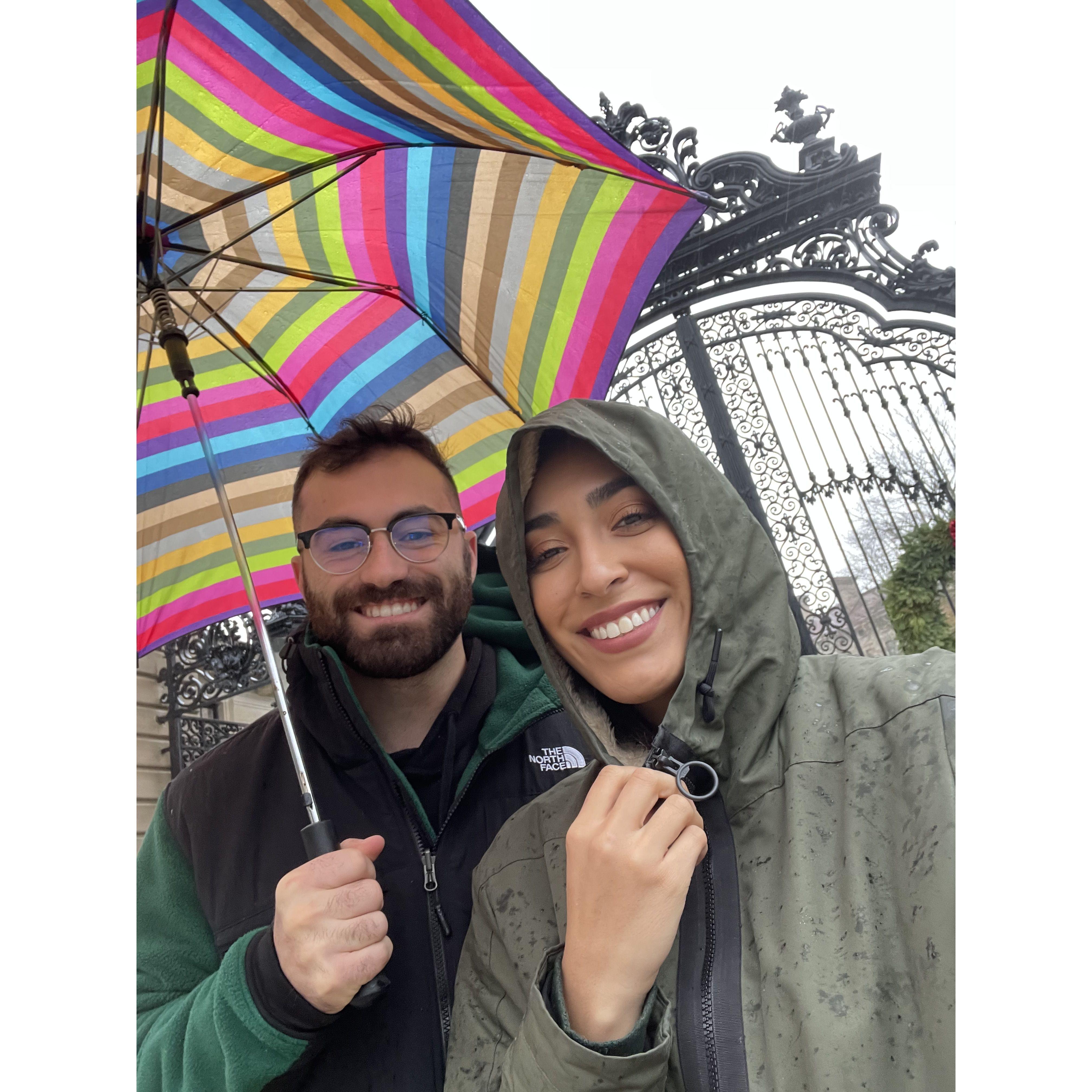 Rainy weather won't hold us back