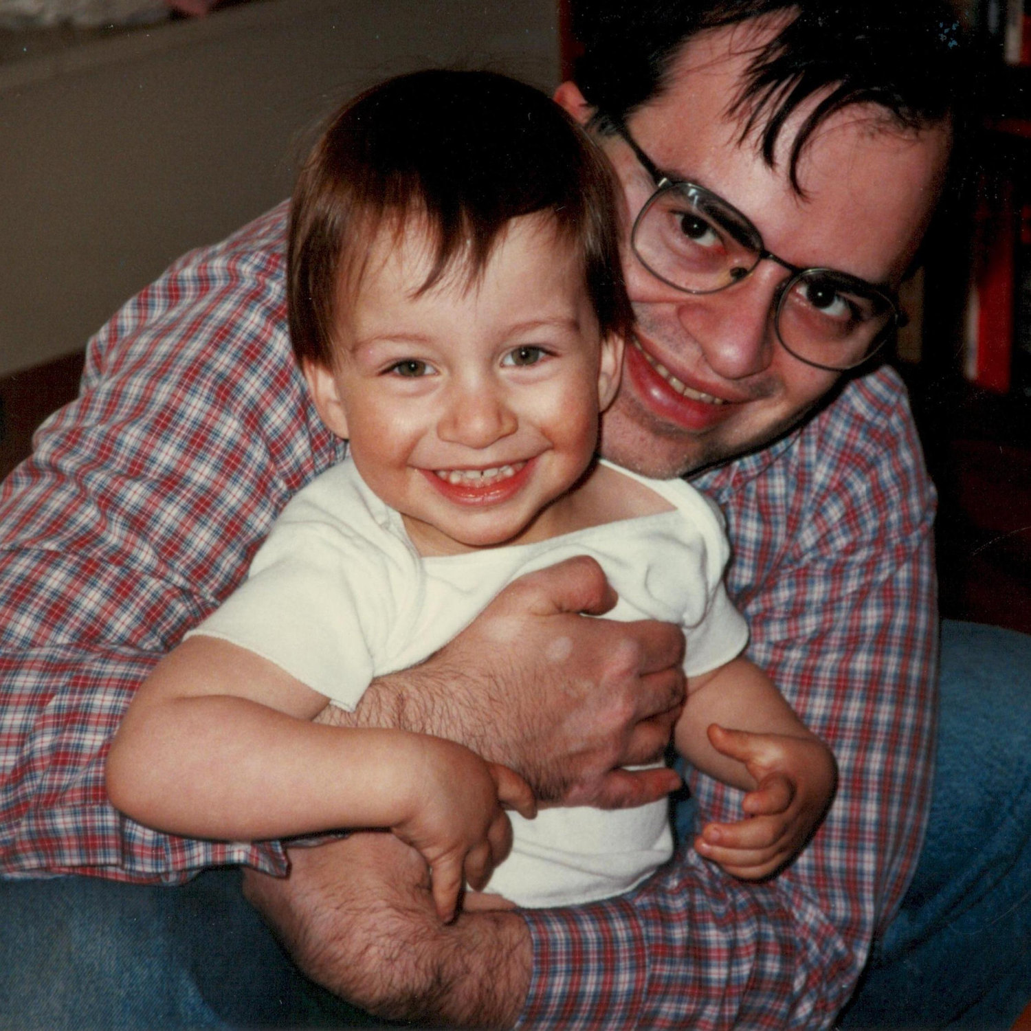 Adam with his dad