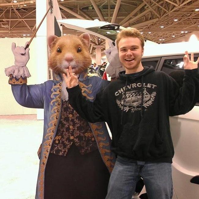 Chris on our first date.