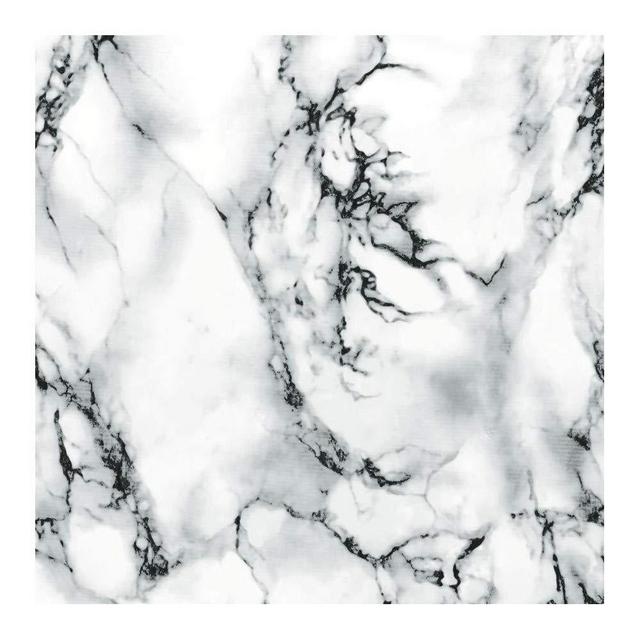 d-c-fix 346-0047-4PKA Decorative Self-Adhesive Film, Marble White, 17" x 78" Roll, 4-Pack with Applicator