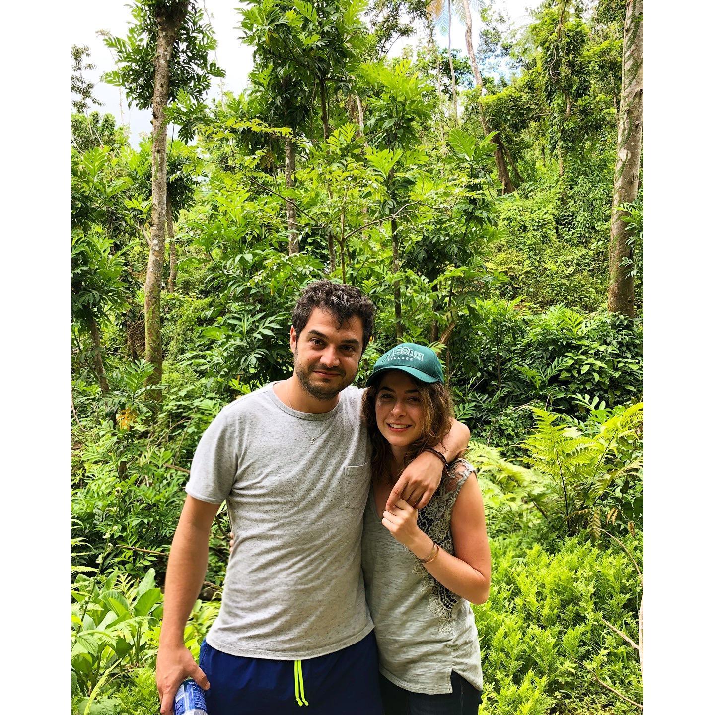 They love to travel! El Yunque, Puerto Rico