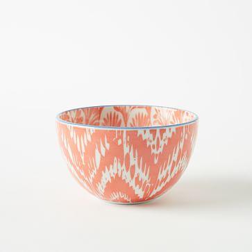 Floral Pad Print Bowl - Ikat Frand [Gray]
