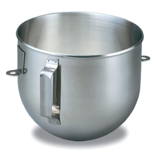 KitchenAid K5ASB Brushed Stainless Steel 5 Quart Mixing Bowl with Handle for Bowl Lift Stand Mixers