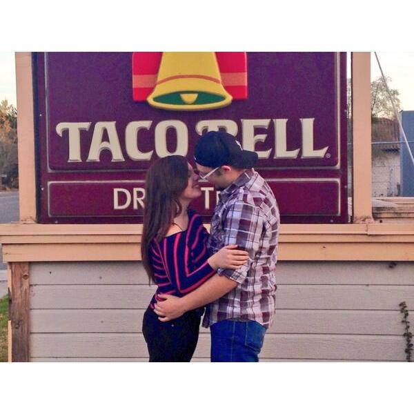 We said "I love you" to each other before going to Taco Bell.