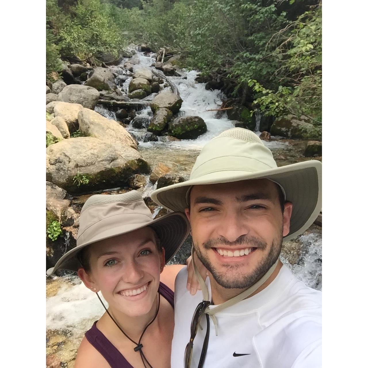 Hiking for the first time in the Wasatch Mountains