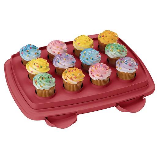Wilton 3-in-1 Cupcake Caddy - Red