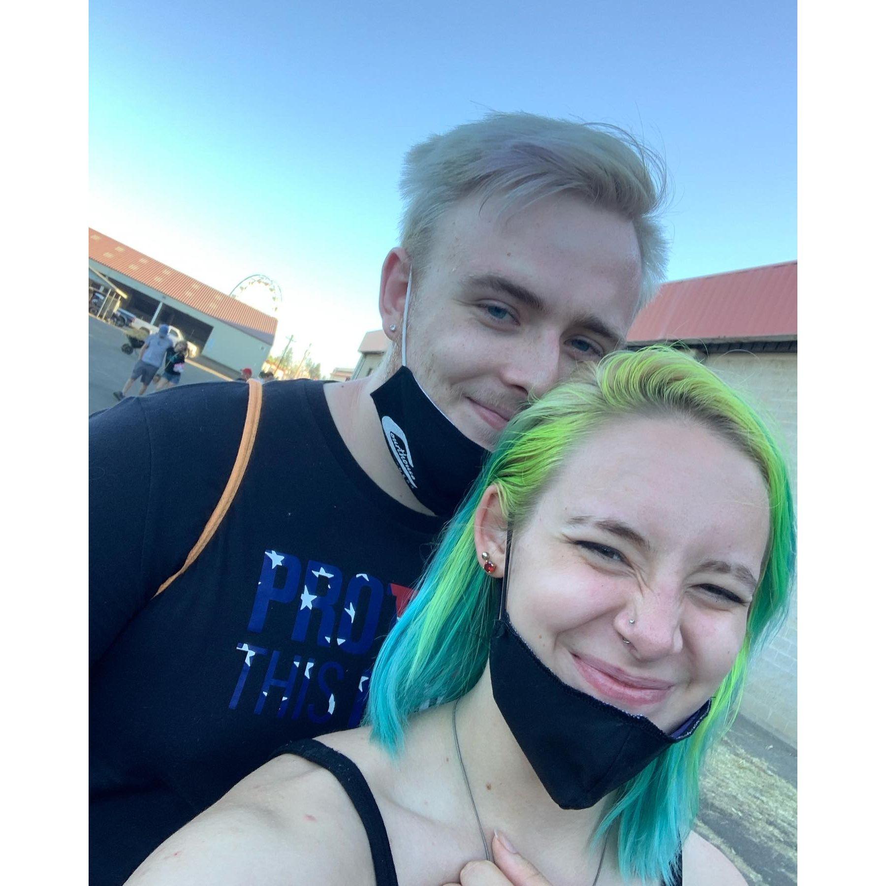 Us at the state fair