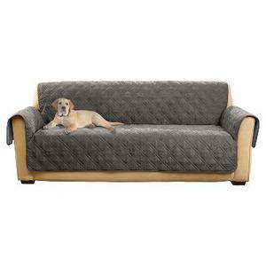 Gray Non-Slip/Waterproof Sofa Furniture Cover - Sure Fit