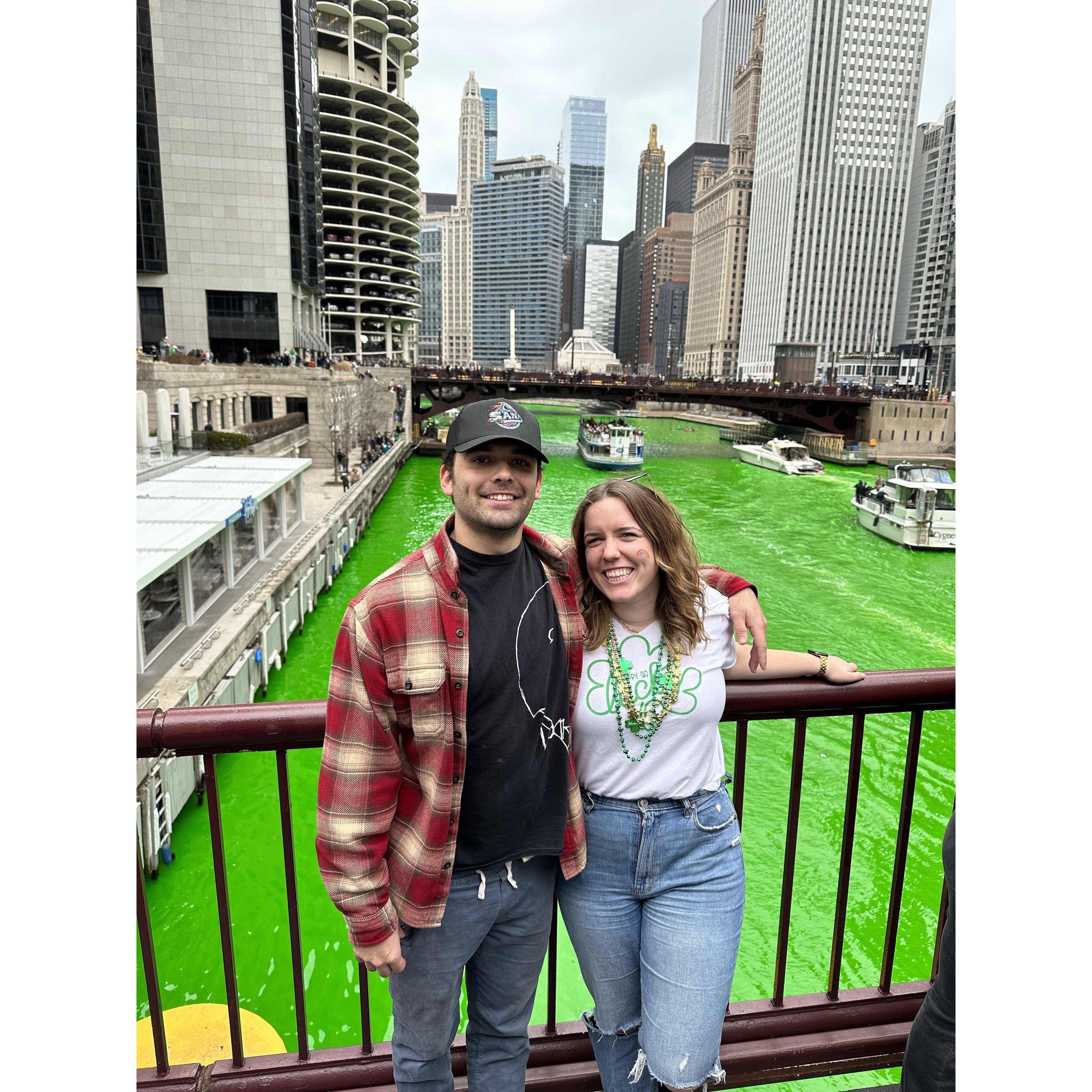 Taking part in Chicago's favorite holiday