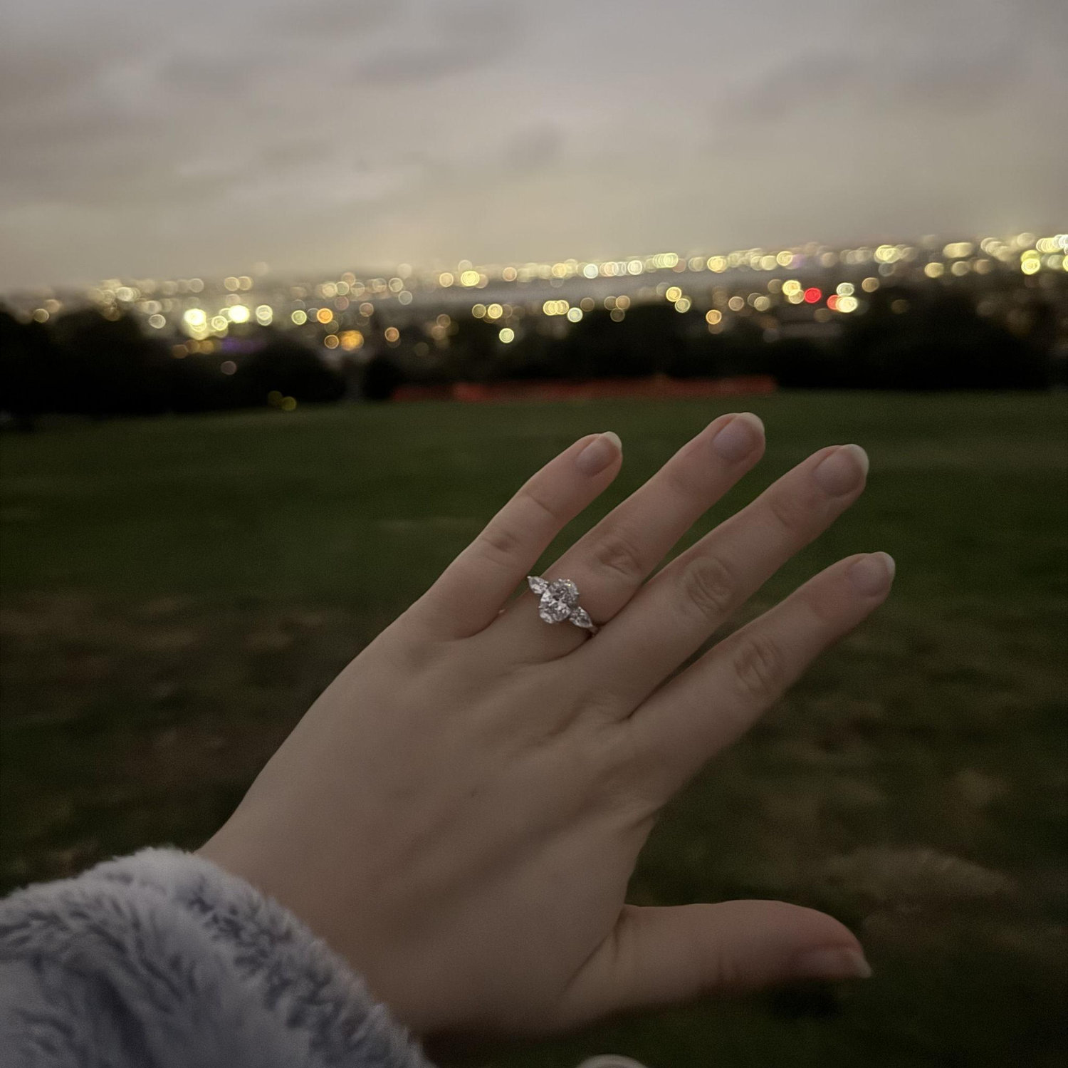 Gorgeous ring with a gorgeous view