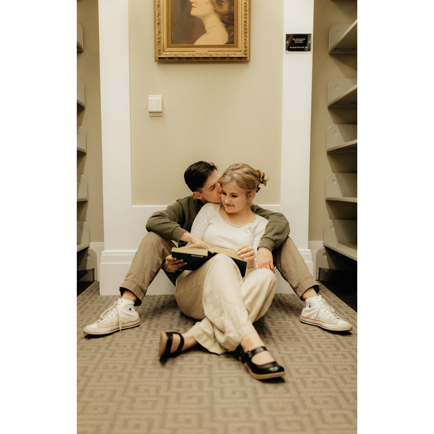 A cute photo from our engagement sesh!