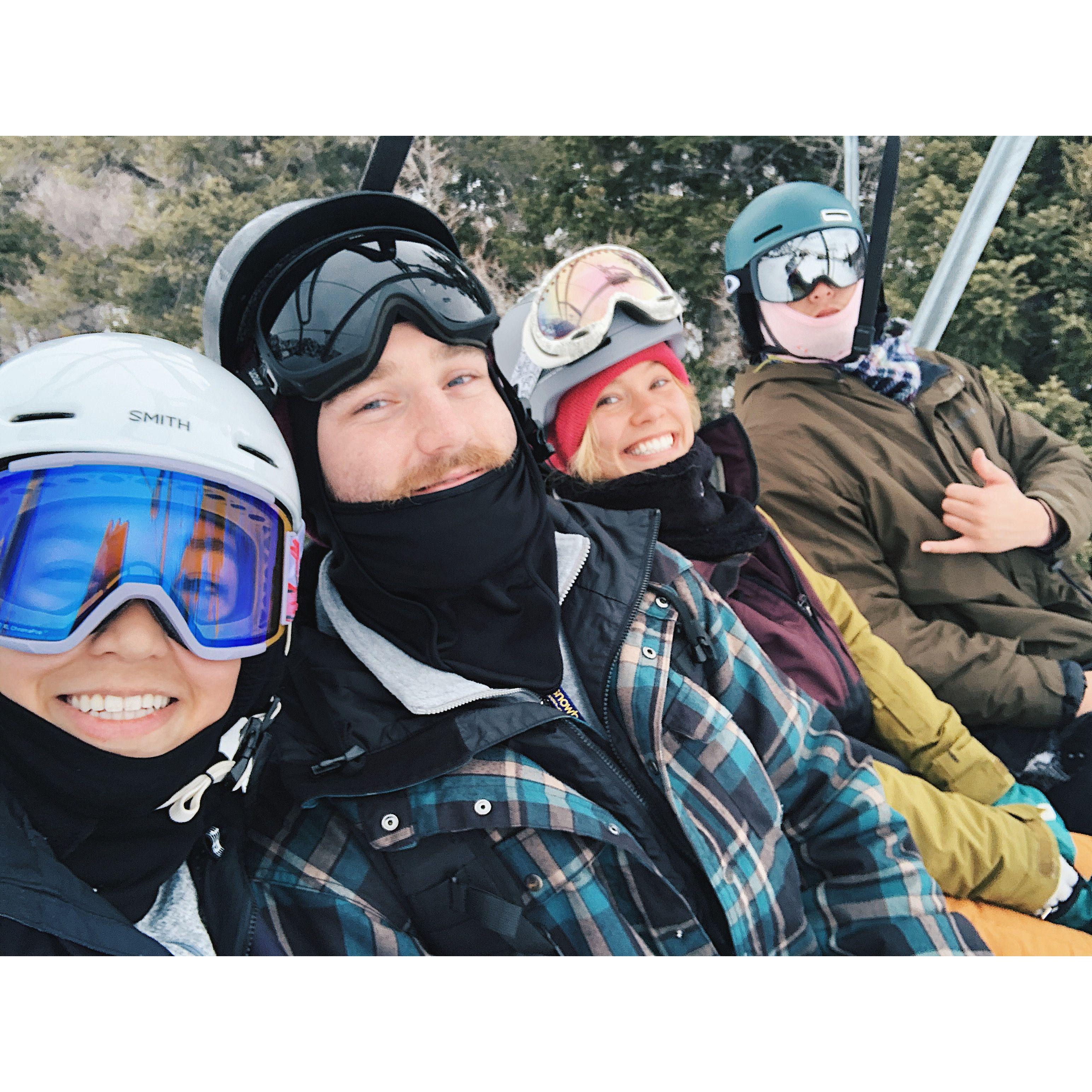January 4th, 2022 - at Snowbasin in Utah with Kauwila and Sarah