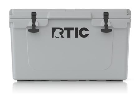 RTIC 45 Quart Hard Cooler, Grey