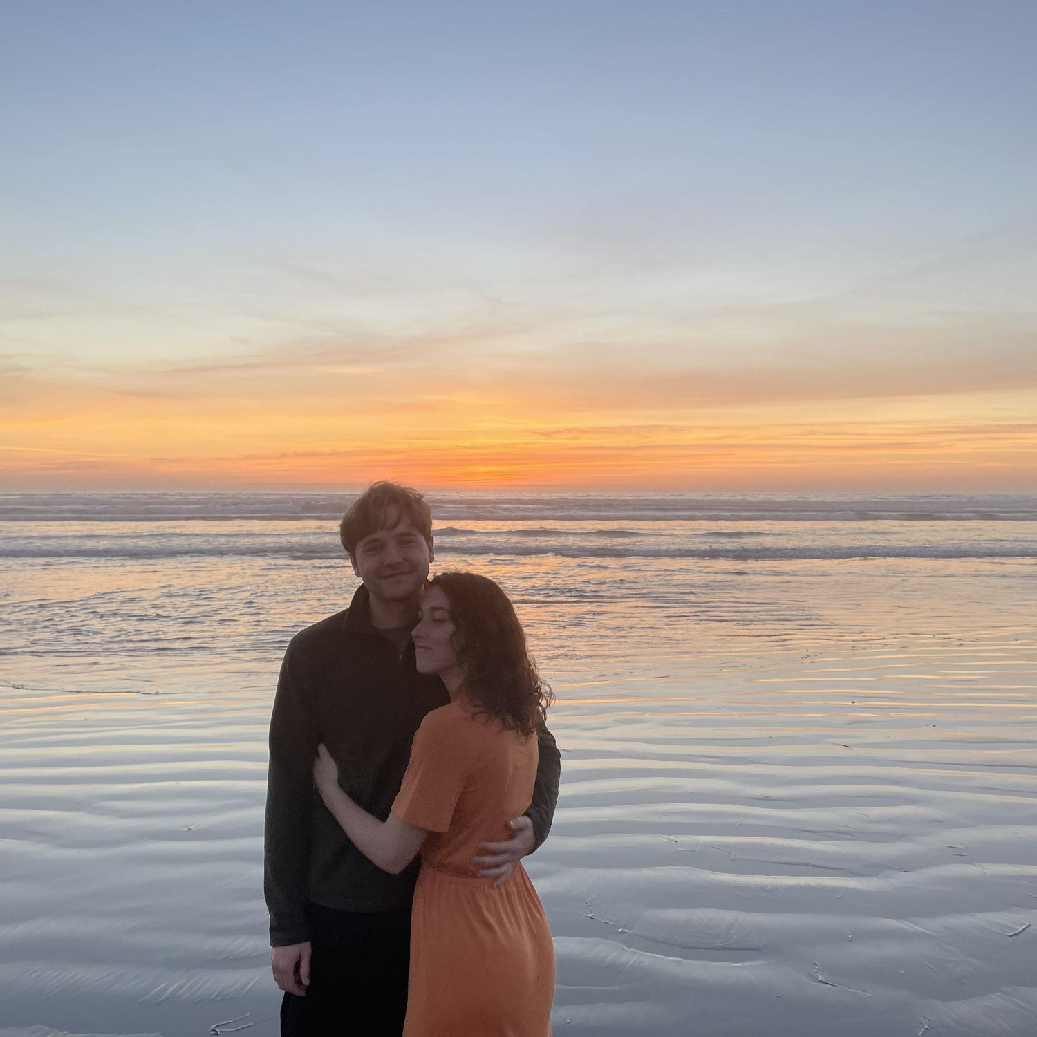 First sunset over the pacific together in CA - Spring 2022