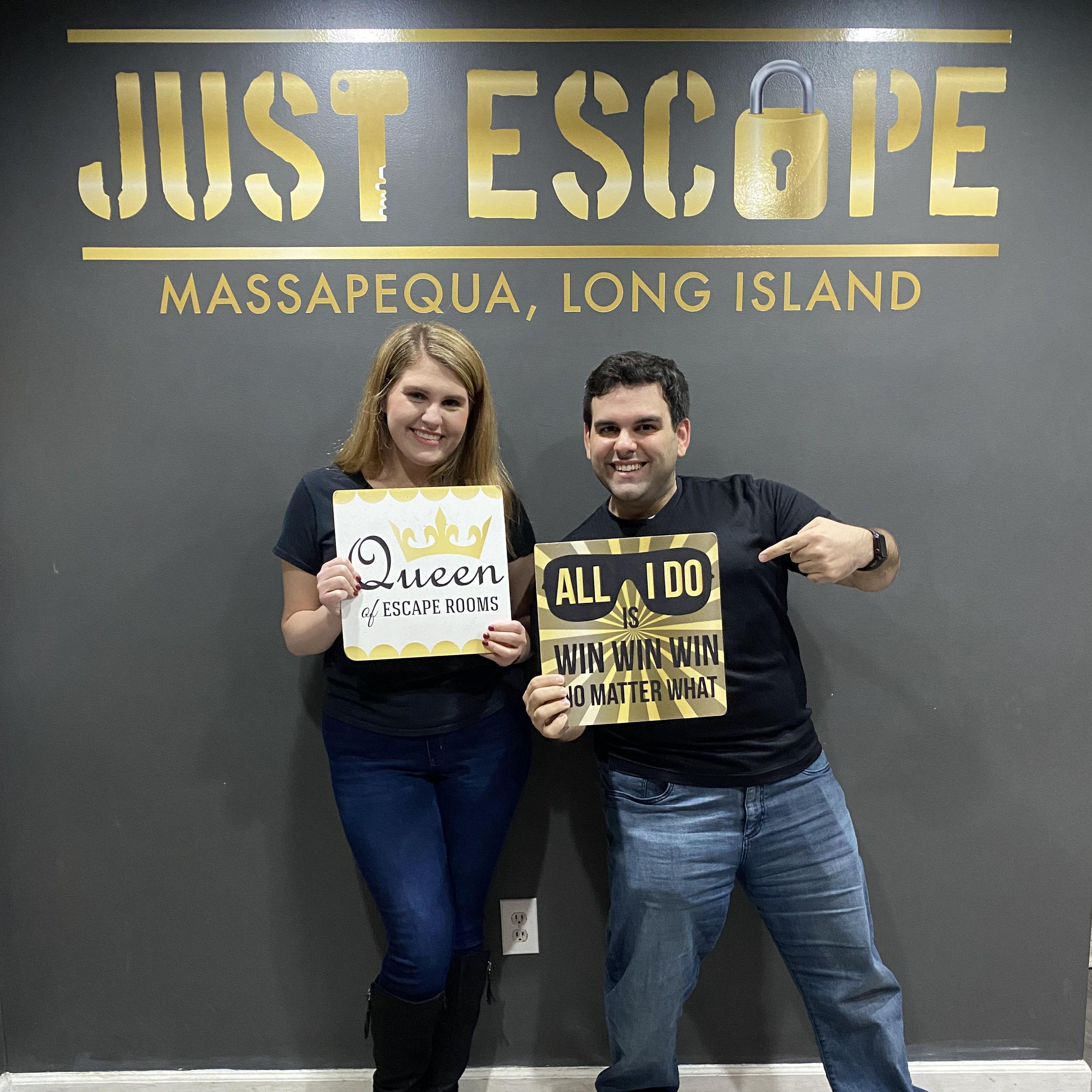 Second date!!! And yes, we escaped!