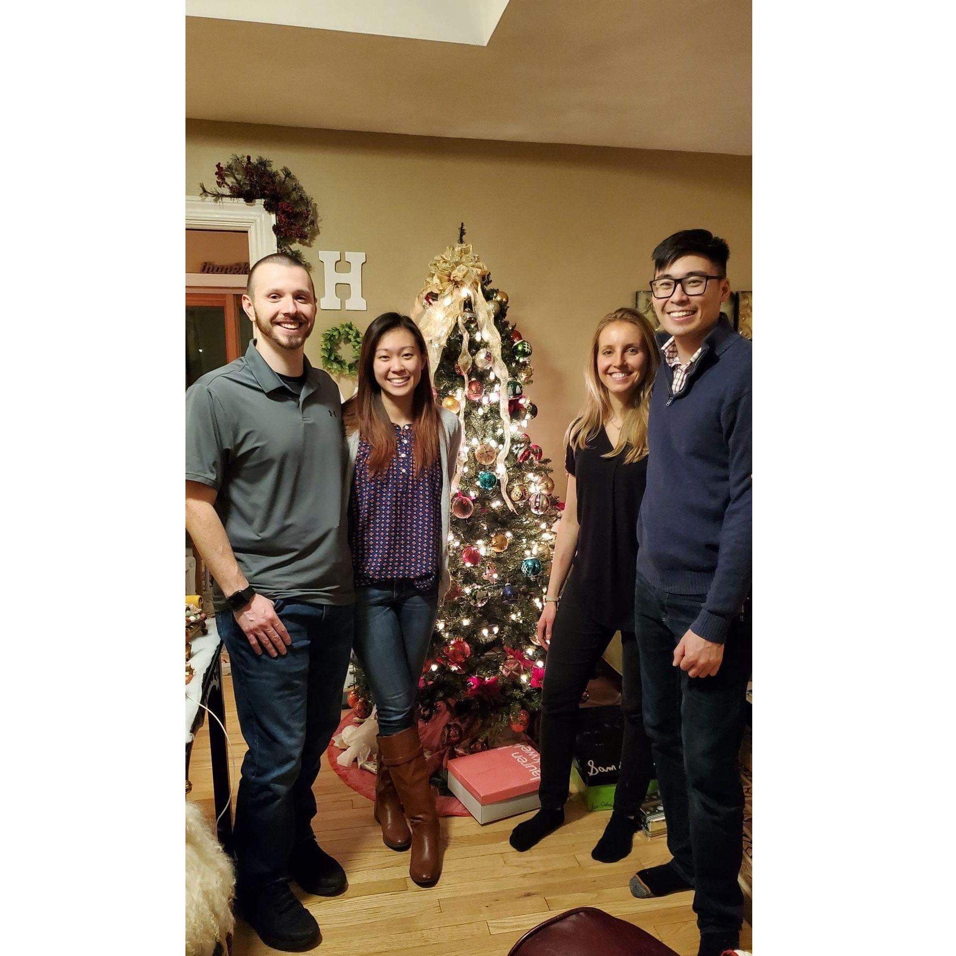 First Christmas spent as a couple! Yi and Truman joined for a Christmas Eve party Abigail hosted:)