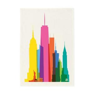 NYC City Shapes Tea Towel