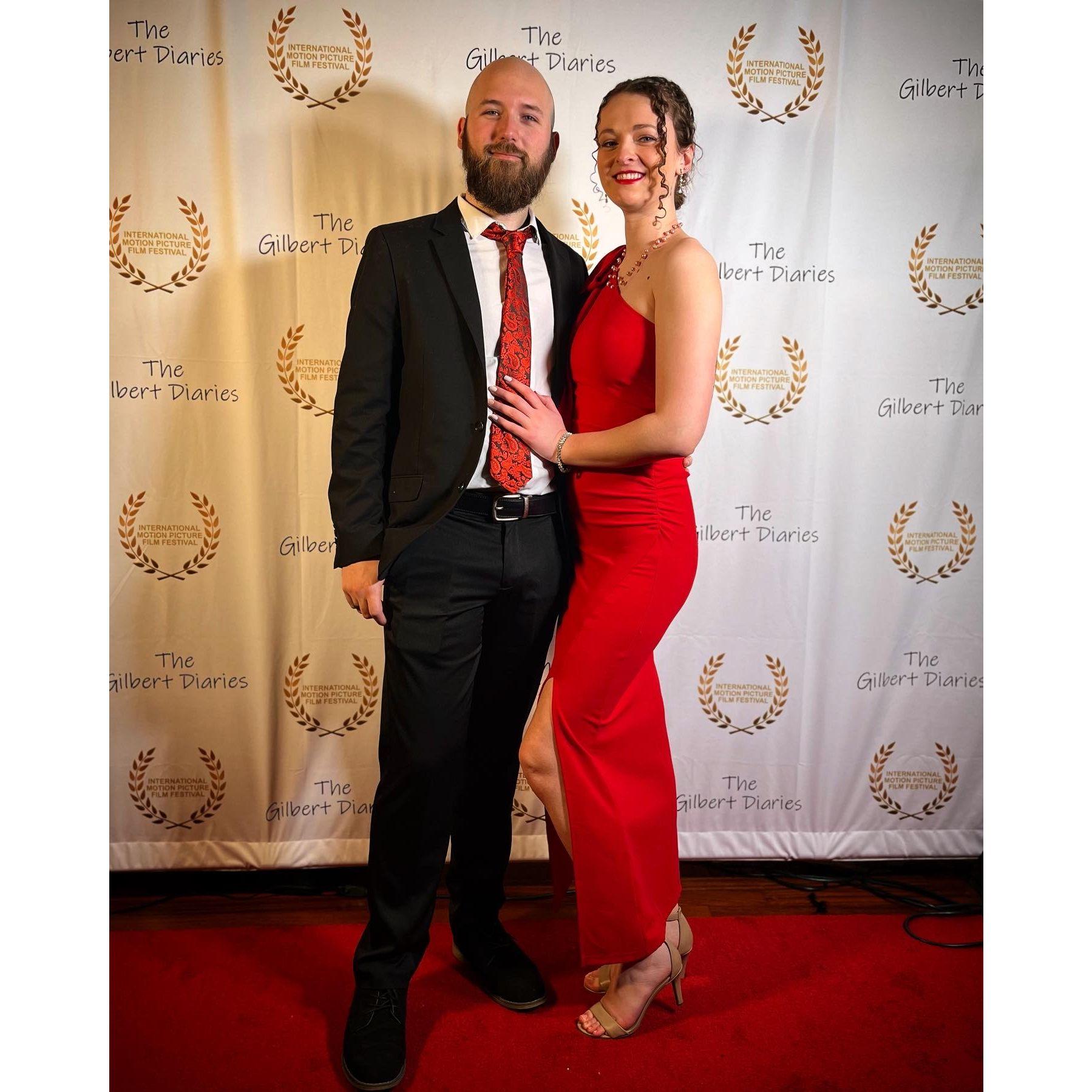 Jake's first red carpet movie premier!