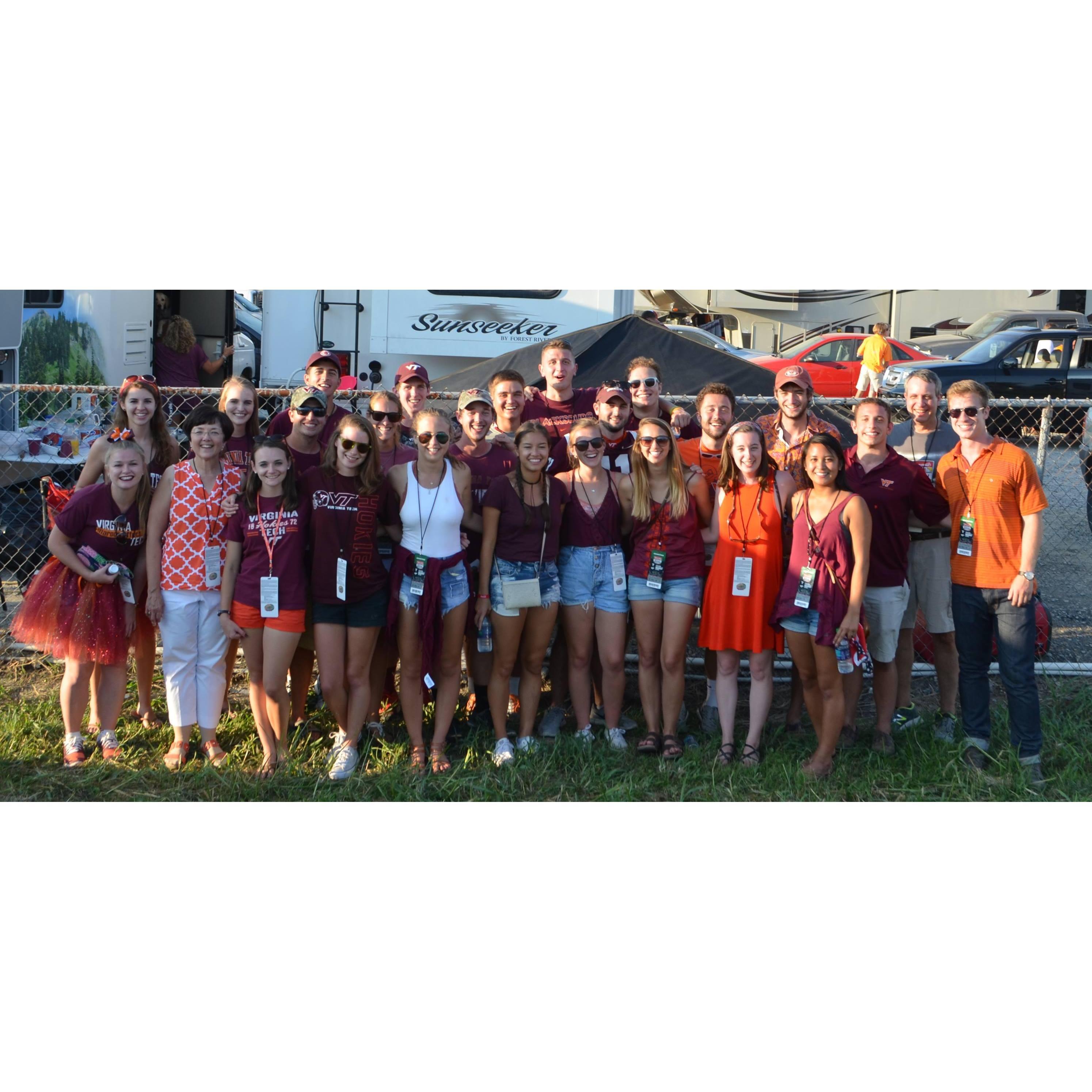 Tailgate at the UT vs. VT game in Bristol, TN - 2016