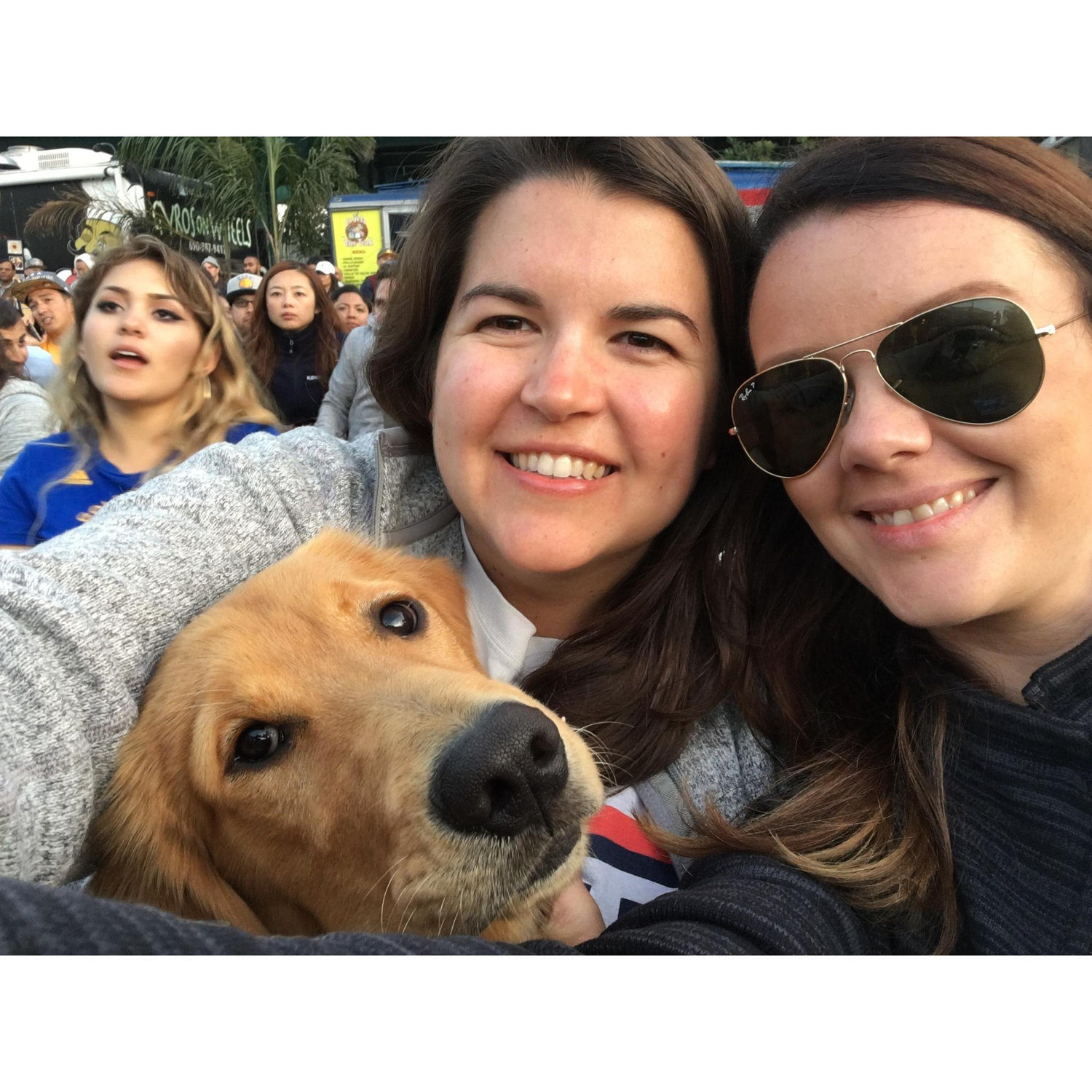 cheering on the Warriors with Zig!