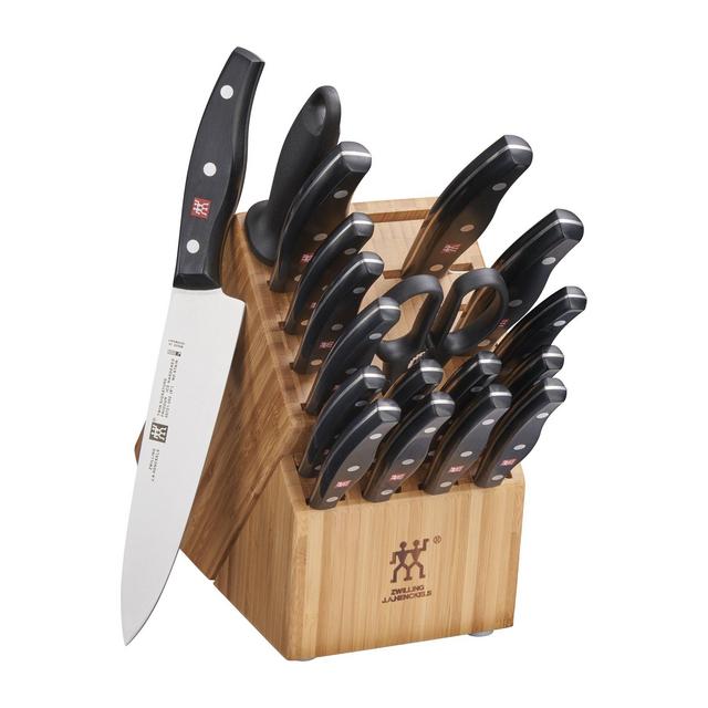 Zwilling J.A. Henckels 30782-000 TWIN Signature Knife Block Set, 19 Piece, Black