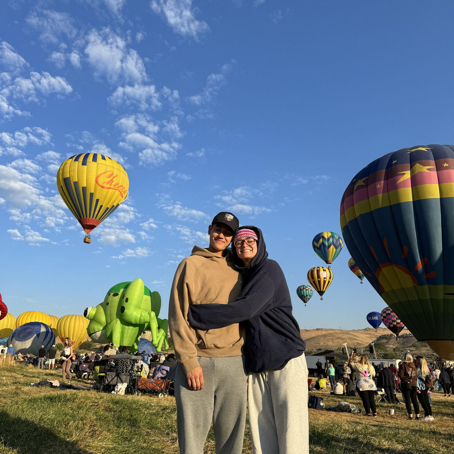 First year living together in Reno, and our first great hot balloon race.