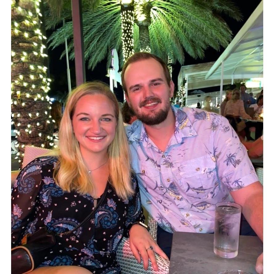 Drinks out in Aruba -- Can't wait to go back for our honey moon!