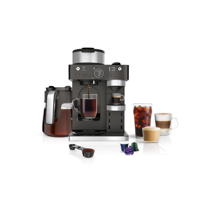 Ninja 12-Cup Espresso & Coffee Barista System with Built-In Frother