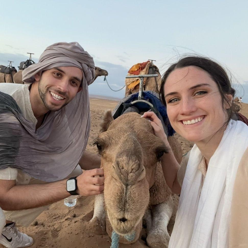 This is the day Daniel was going to propose, but the ring wasn't ready and... SURPRISE we found out I was pregnant while in the Sahara Desert!