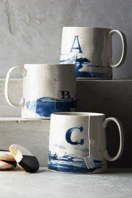 Buoyant Letters Mug, in "A", "G", and C"