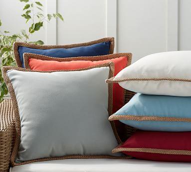 Synthetic Trim Indoor/Outdoor Pillow