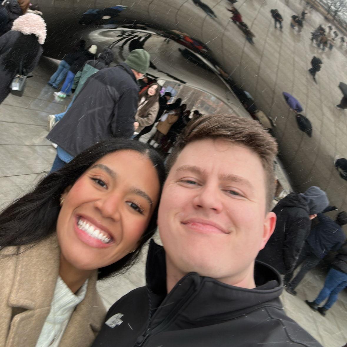 Our four day weekend "first date" in Chicago!