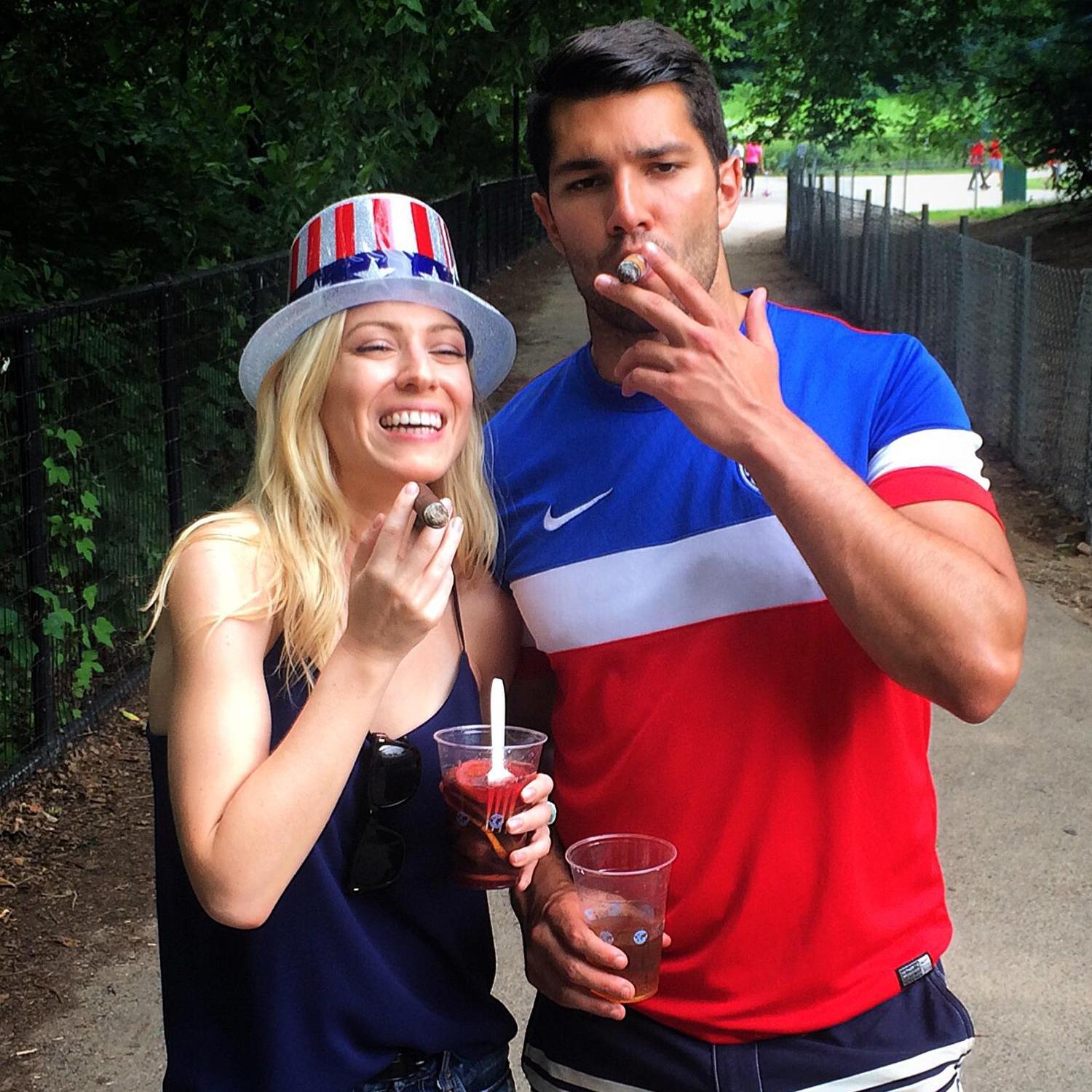 Our first 4th of July together.