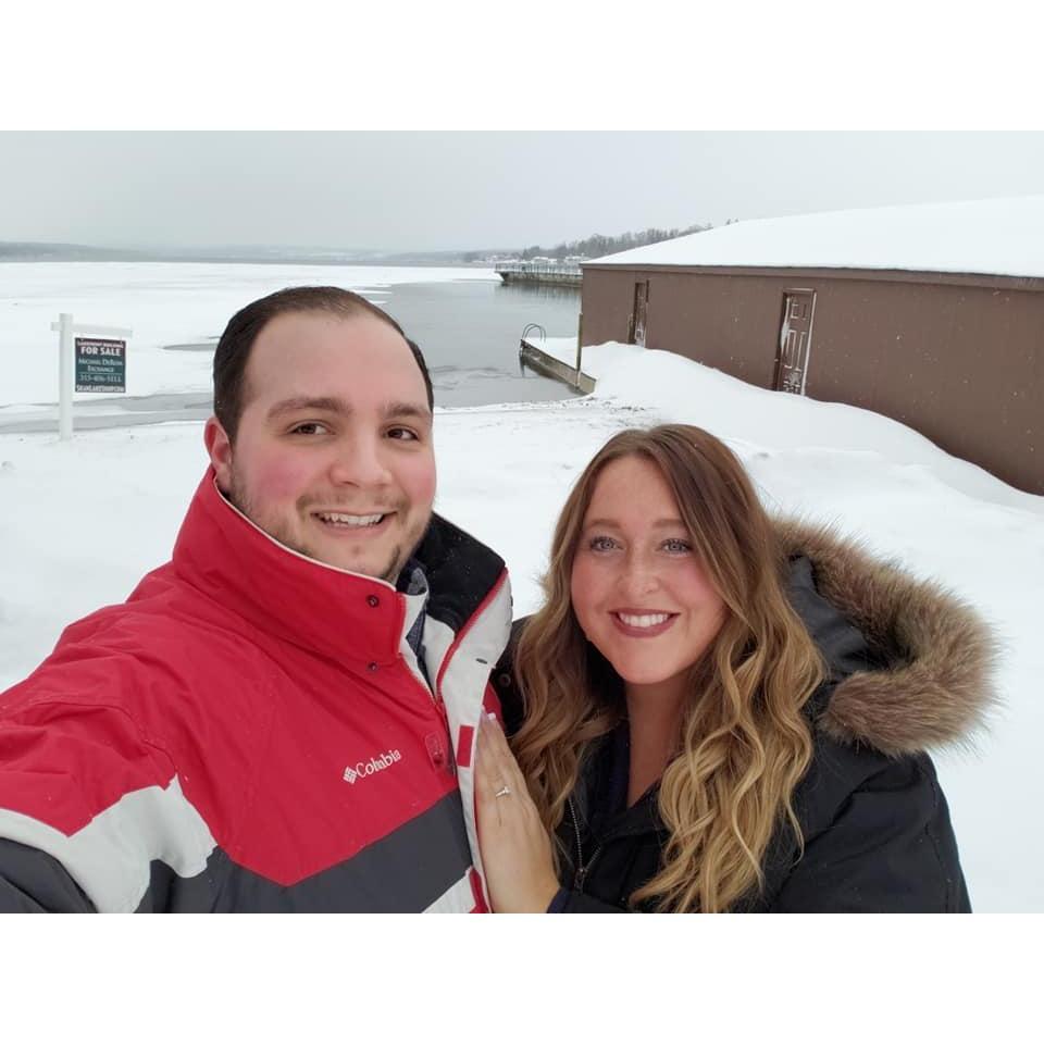 Our engagement and five year anniversary weekend getaway in Skaneateles