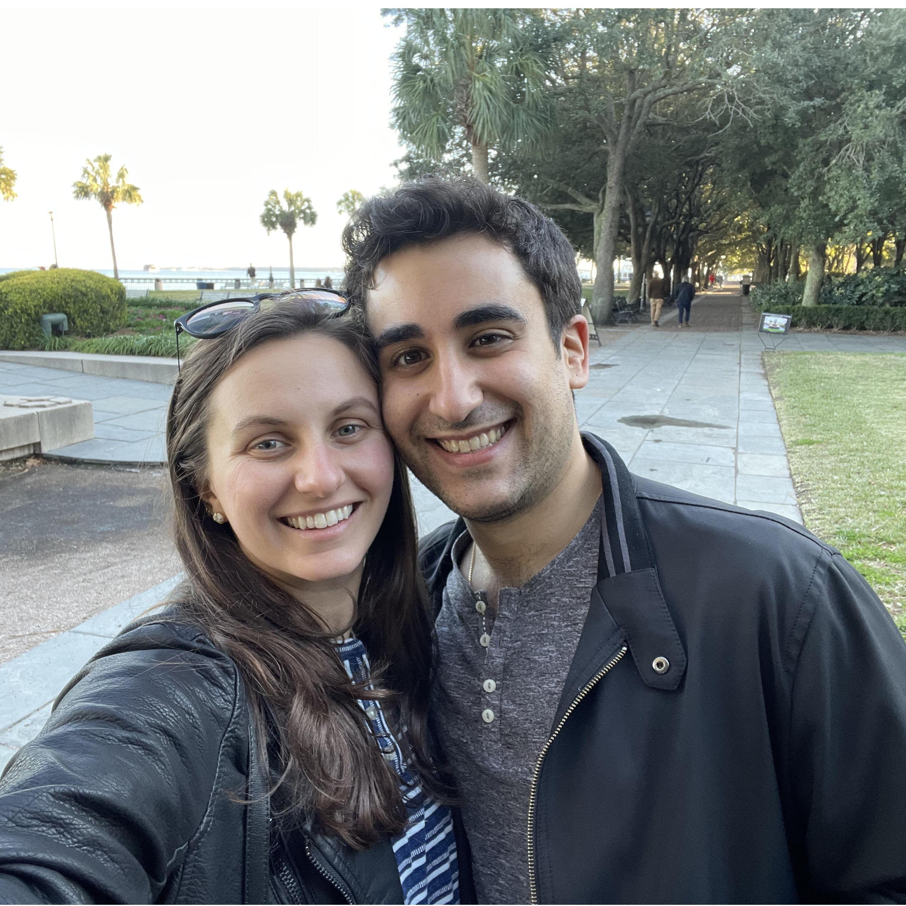 Seth meeting Katie's parents - Charleston, SC | December 2020