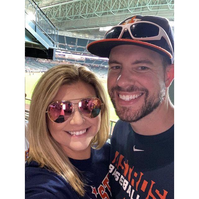 Our first Astros game together!