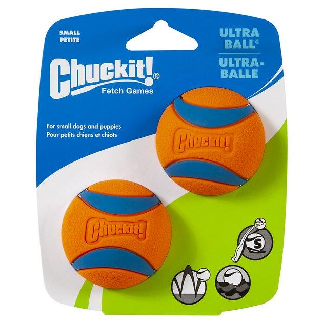 CHUCKIT! Ultra Rubber Ball Tough Dog Toy, Small, 2 pack - Chewy.com