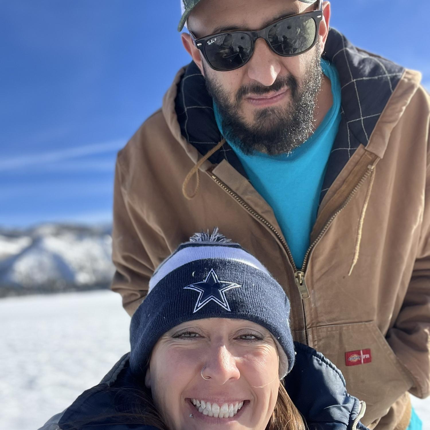 Ice Fishing at Vallecito Lake in Colorado