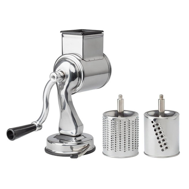 Fantes Cheese Grater with Suction-Base and 2 Drums, The Italian Market Original since 1906
