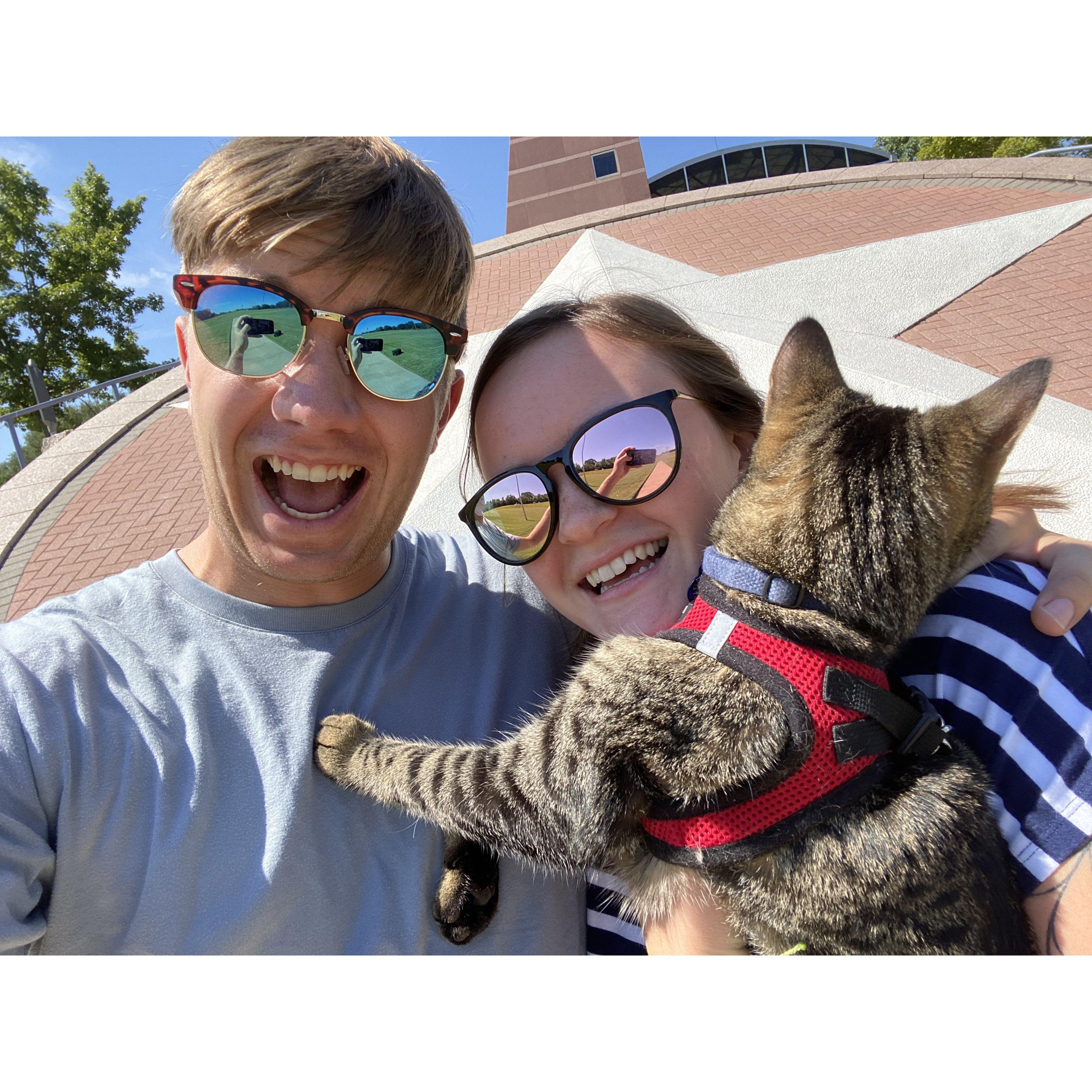 September 2020 - Winston was shook when he moved to Texas.
