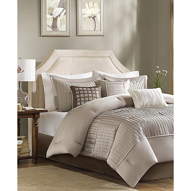 Madison Park Trinity Charmeuse 7-Pc. Comforter Set, King