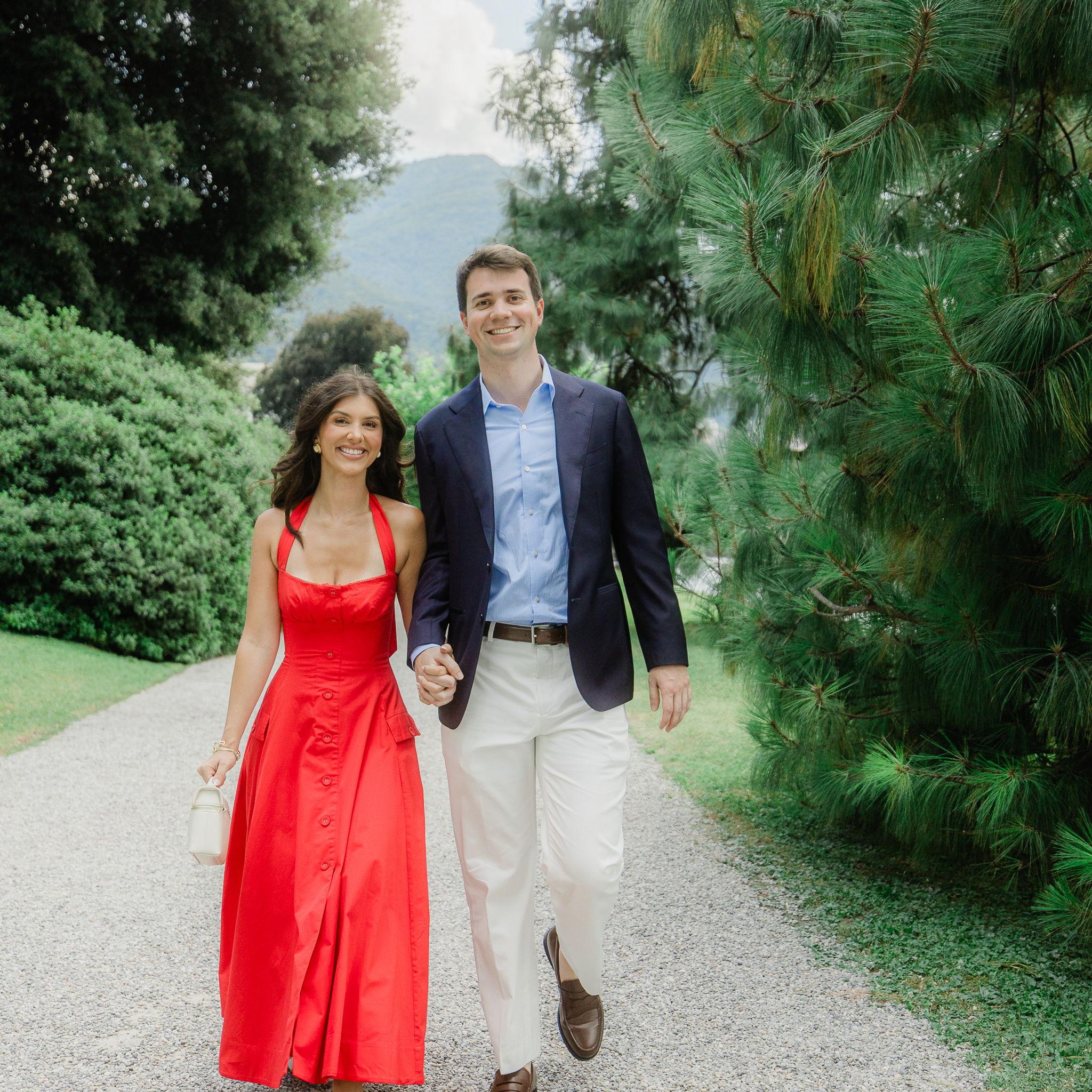 Sam proposed in Lake Como!