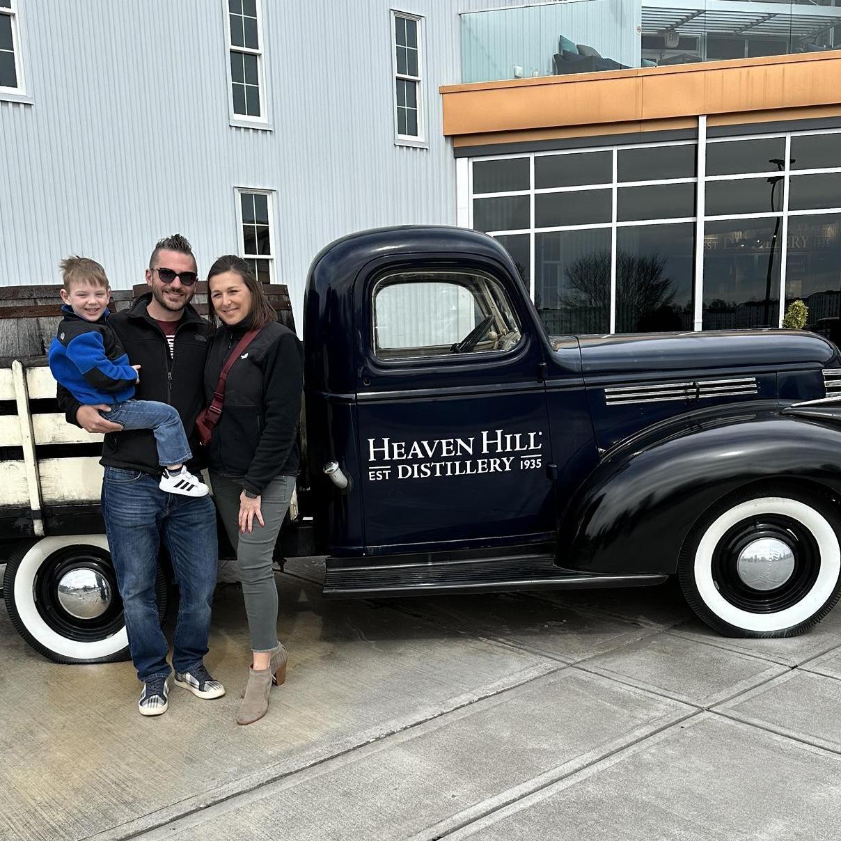 Our 1st trip together - Kentucky Bourbon trail - "I don't need to travel - everything I want is in Allentown or at the beach" - guess he changed his mind!
