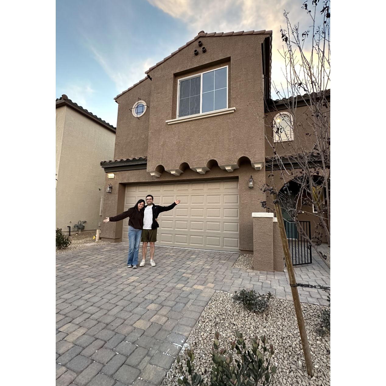 When we bought our first home together!