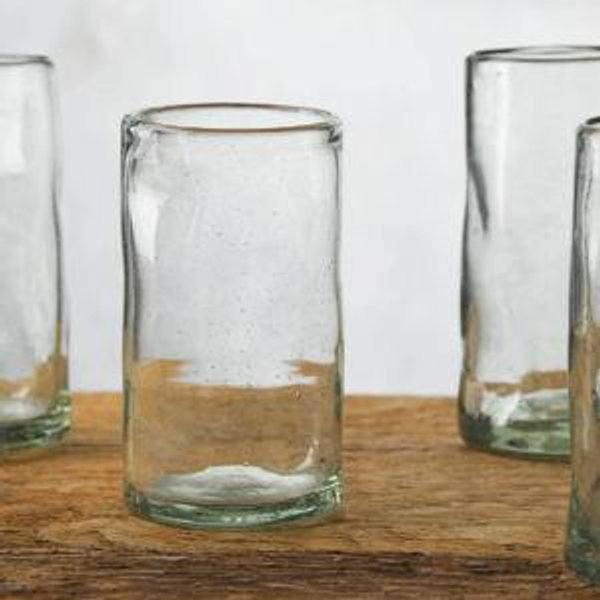 Organic Highball Glasses (Set of 4)