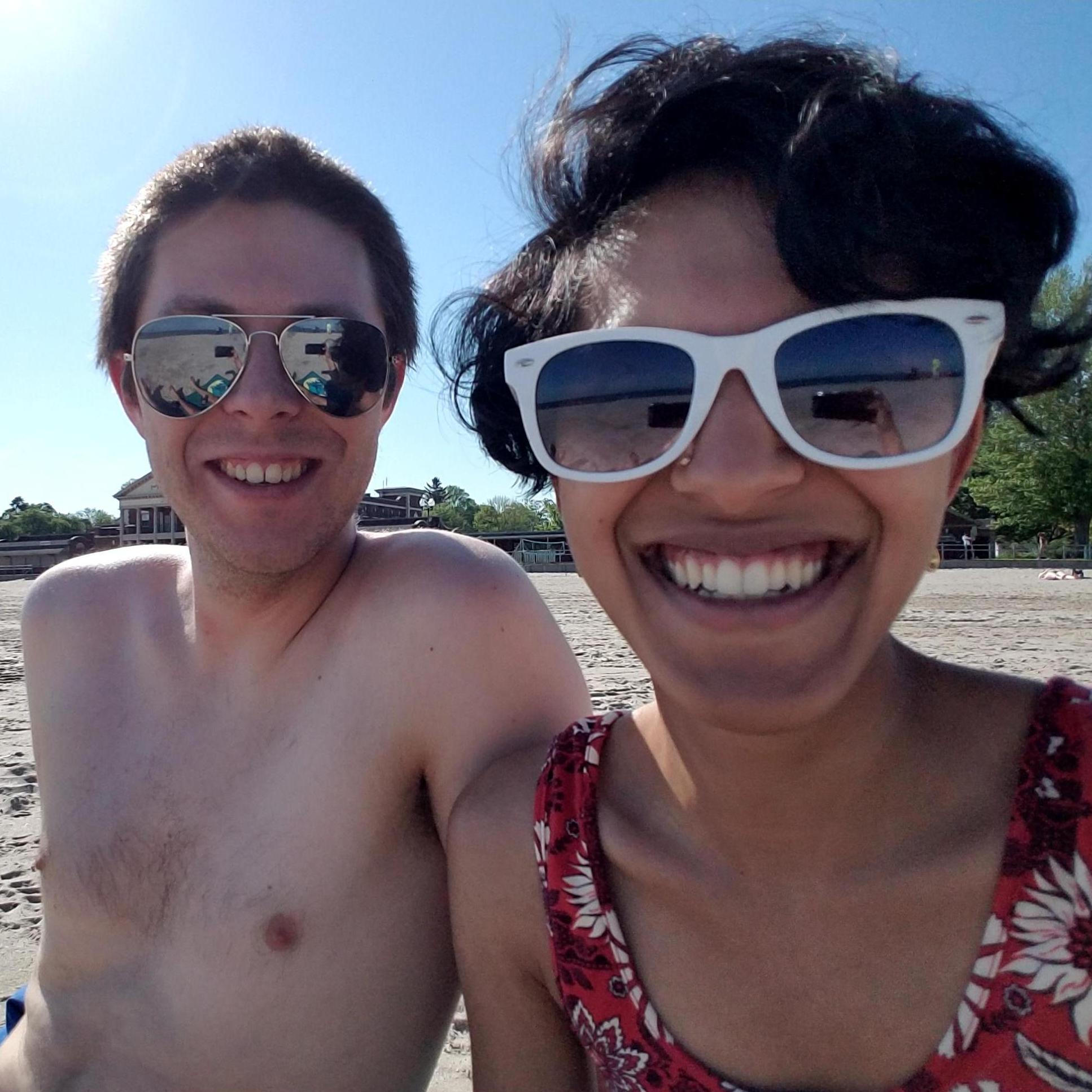 Beach hang! We sure do miss Lake Ontario.
