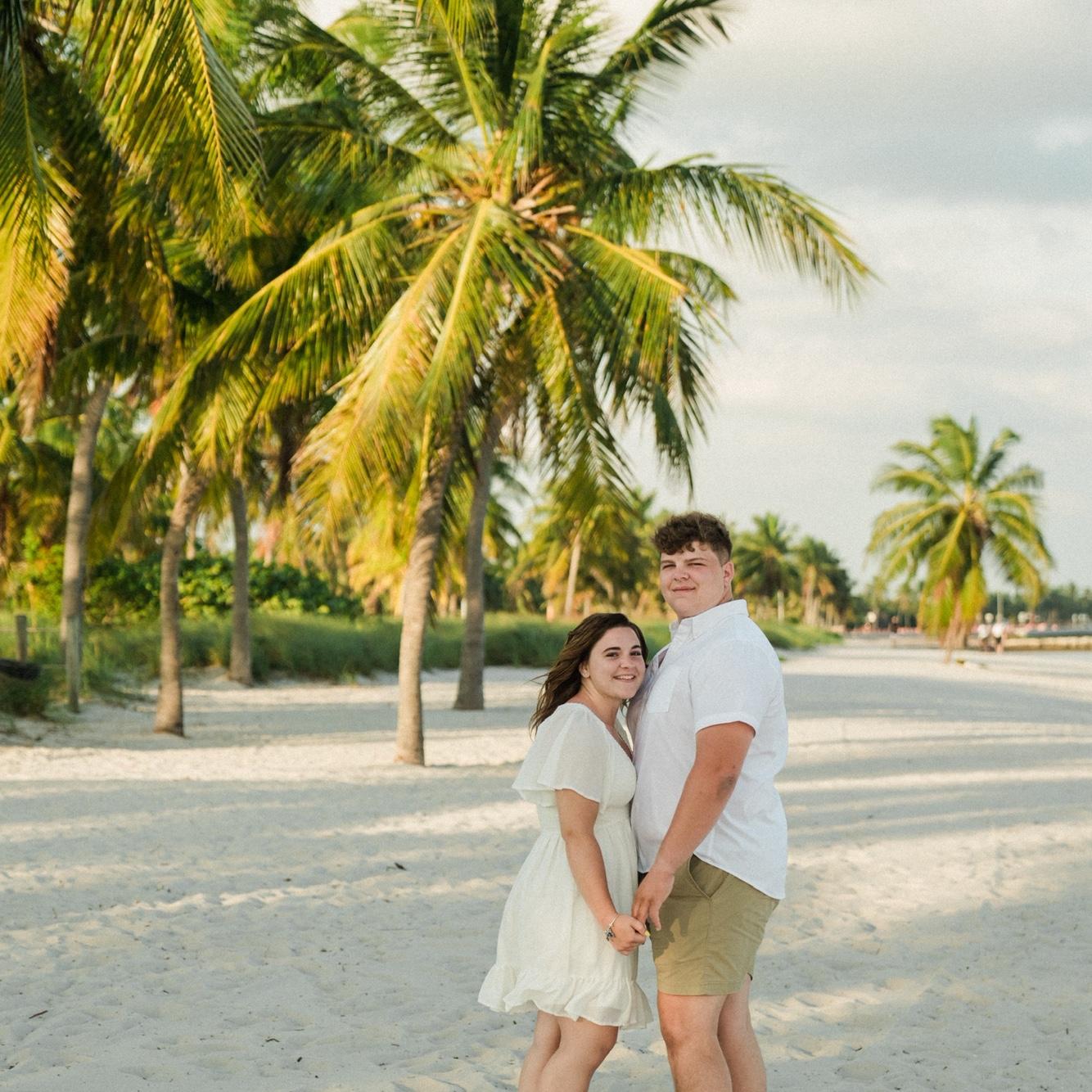 Our first vacation together. Key West, FL where we got to celebrate our friends getting married