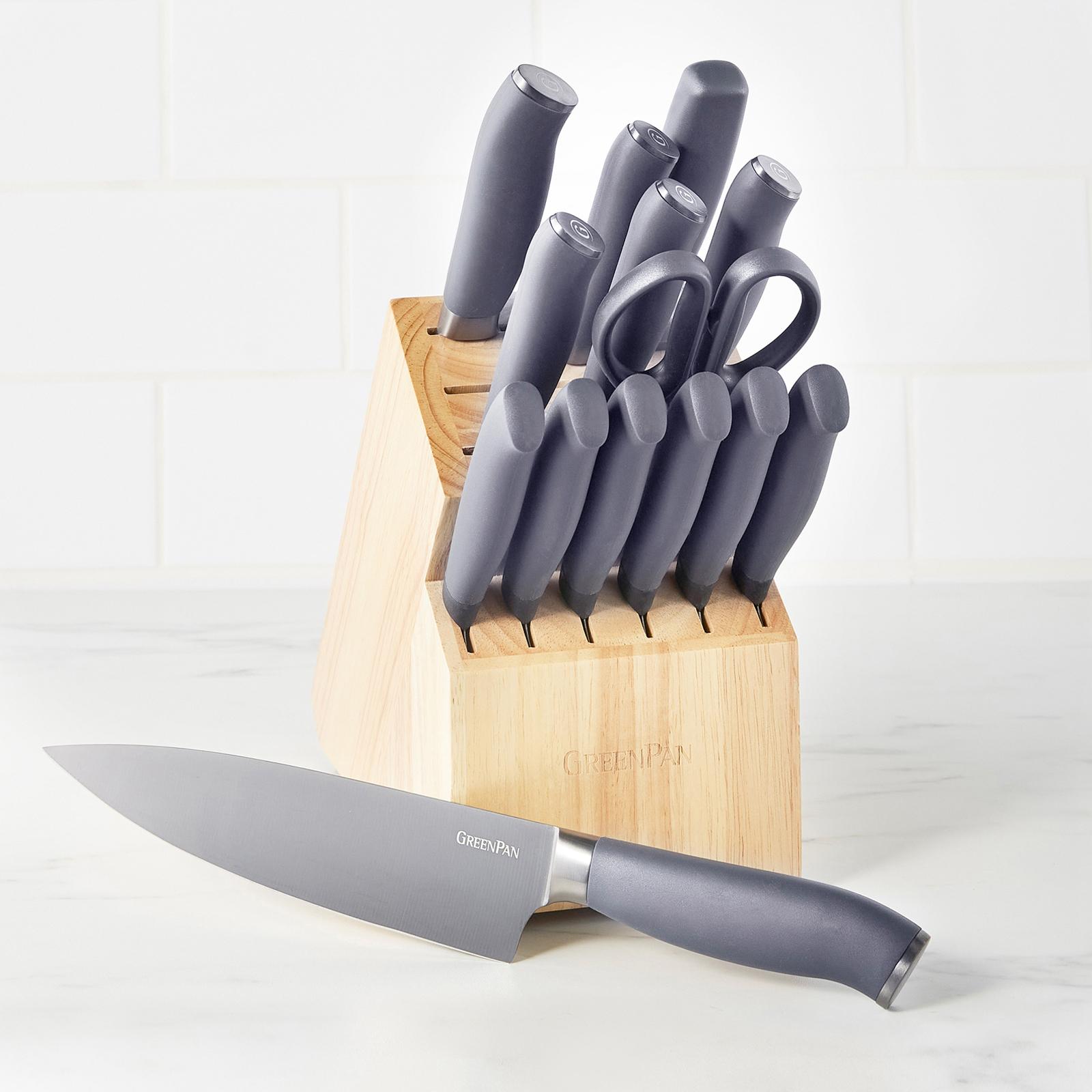 GreenPan, 15Piece Knife Block Set Zola
